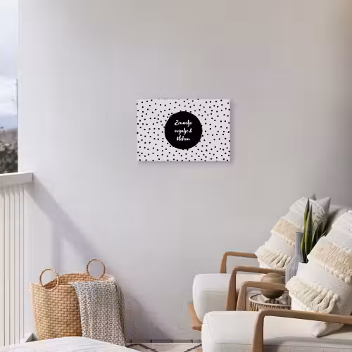 Tekst - Quotes - Zonnetje, wijntje & kletsen - Wijn Tuinposter op houten frame 2 cm dik klein -sfeer1