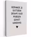 droom-beige Tuinposter op houten frame 2 cm dik klein -3d