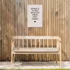 droom-beige Tuinposter op houten frame 2 cm dik klein -sfeer4
