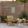 droom-groen Tuinposter op houten frame 2 cm dik klein -sfeer3