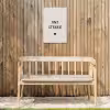 onsstekkie-beige Tuinposter op houten frame 2 cm dik klein -sfeer4