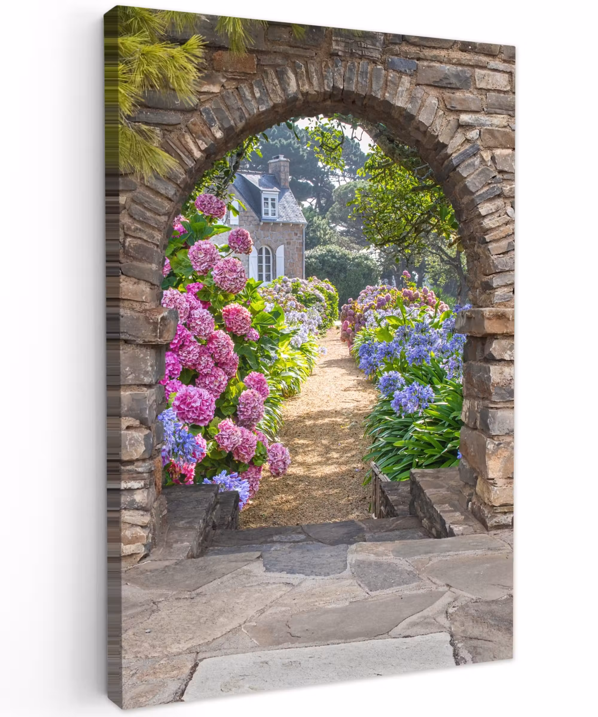 Outdoor Leinwand - Verstopfter Garten