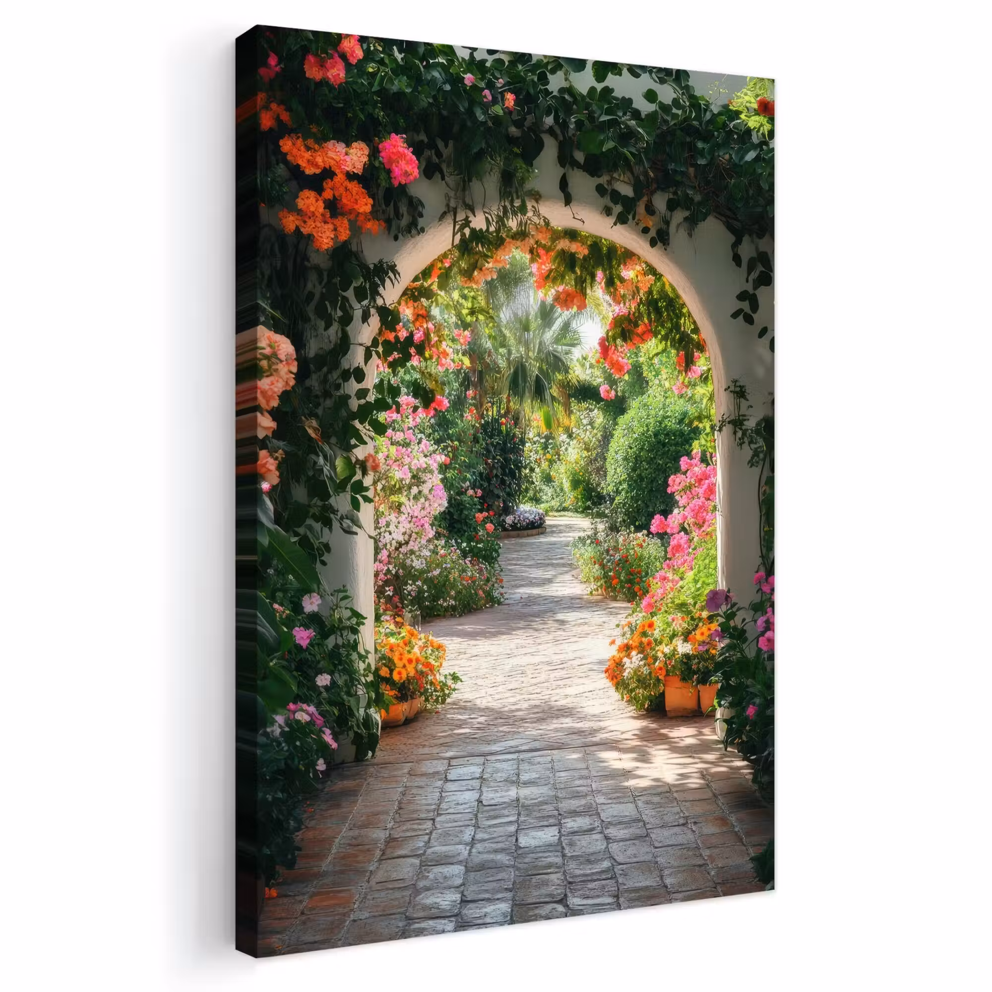 Outdoor Leinwand - vista - Blumen - Natur - Blumengarten