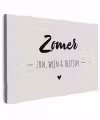 Wijn - Zomer zon, wijn & kletsen - Quotes - Tekst Tuinposter op houten frame 2 cm dik klein -3d