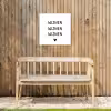 Wijnen wijnen wijnen - Spreuken - Quotes Tuinposter op houten frame 2 cm dik klein -sfeer4