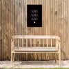 Wijnen wijnen wijnen - Quotes - Spreuken Tuinposter op houten frame 2 cm dik klein -sfeer4