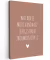 Wat ben je mooi vandaag - Quotes - Spreuken Tuinposter op houten frame 2 cm dik klein -3d