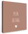 Quotes - Carpe diem - Pluk de dag - Spreuken Tuinposter op houten frame 2 cm dik klein -3d