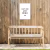 Quotes - Last van lentekriebels - Spreuken Tuinposter op houten frame 2 cm dik klein -sfeer4