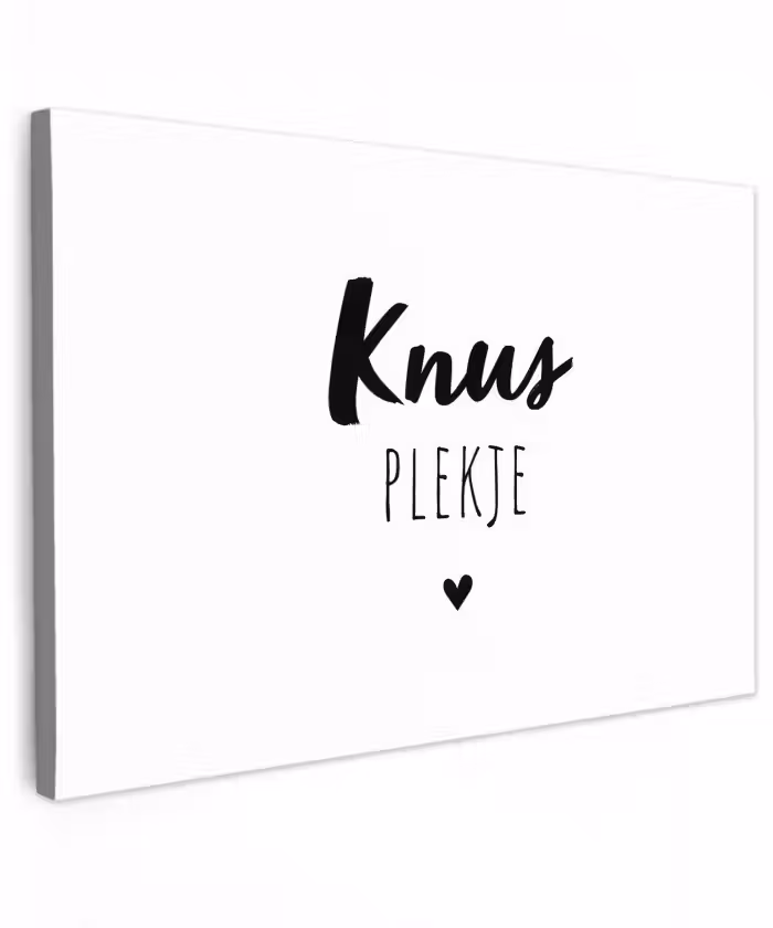 Quotes - Knus plekje - Tuin - Tekst Tuinposter op houten frame 2 cm dik klein -3d