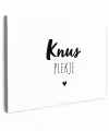 Quotes - Knus plekje - Tuin - Tekst Tuinposter op houten frame 2 cm dik klein -3d