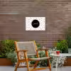 Quotes - Geniet - Zomer - Tekst Tuinposter op houten frame 2 cm dik klein -sfeer3
