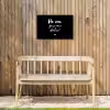 Quotes - Hé zon, ga je mee stralen? - Zomer - Tekst - Zon Tuinposter op houten frame 2 cm dik klein -sfeer4