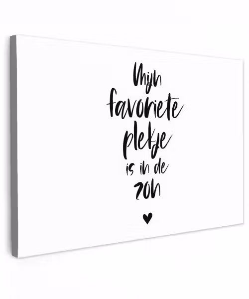 Quotes - Mijn favoriete plekje in in de zon - Zomer - Zon - Tekst Tuinposter op houten frame 2 cm dik klein -3d