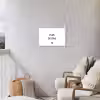 Quotes - Pluk de dag - Tekst - Zwart wit - Hartje Tuinposter op houten frame 2 cm dik klein -sfeer1