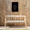 Quotes - Spreuken - Jij bent mij liever dan lief Tuinposter op houten frame 2 cm dik klein -sfeer4