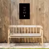 Quotes - Spreuken - Pluk het geluk Tuinposter op houten frame 2 cm dik klein -sfeer4