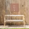 Quotes  - Spreuken - Huisje boompje beestje Tuinposter op houten frame 2 cm dik klein -sfeer4