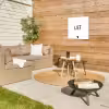 Quotes - Lief - Spreuken Tuinposter op houten frame 2 cm dik klein -sfeer2