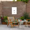 Quotes - Lief - Spreuken Tuinposter op houten frame 2 cm dik klein -sfeer3