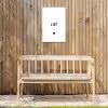 Quotes - Lief - Spreuken Tuinposter op houten frame 2 cm dik klein -sfeer4