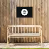 Quotes - Tekst - Oh happy day - Geluk Tuinposter op houten frame 2 cm dik klein -sfeer4