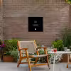 Quotes - Stekkie - Ons stekkie Tuinposter op houten frame 2 cm dik klein -sfeer3