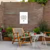 Quotes - Wat je allemaal met me doet - Spreuken Tuinposter op houten frame 2 cm dik klein -sfeer3