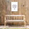 Quotes - Wat je allemaal met me doet - Spreuken Tuinposter op houten frame 2 cm dik klein -sfeer4