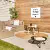 Quotes - Wat ben je mooi vandaag - Spreuken Tuinposter op houten frame 2 cm dik klein -sfeer2