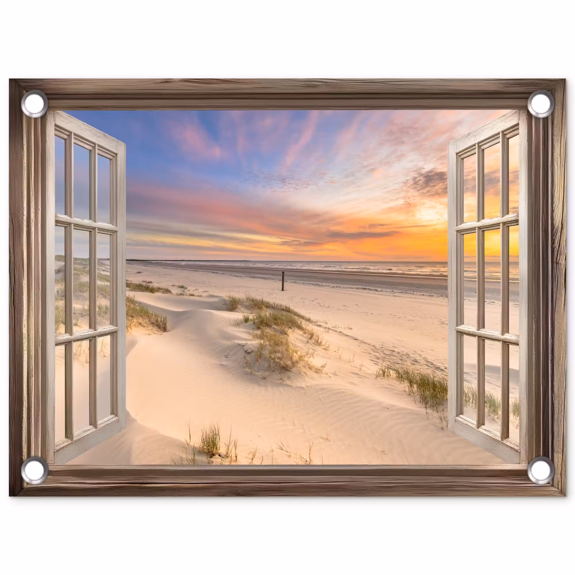 Gartenposter - Aussicht - Strand - Dünen - Natur - Landschaft