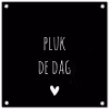 Carpe diem - Spreuken - Pluk de dag - Quotes tuinposter los doek klein -3d