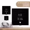 Carpe diem - Spreuken - Pluk de dag - Quotes tuinposter los doek klein -Xsfeer9_DE