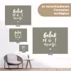 Geluk zit in 't zonnetje - Tekst - Geluk - Quotes - Zon tuinposter los doek klein -Xsfeer9_DE