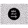 Geluk zit in 't zonnetje - Quotes - Tekst - Zomer tuinposter los doek klein -3d