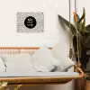 Geluk zit in 't zonnetje - Quotes - Tekst - Zomer tuinposter los doek klein -sfeer7