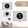 Geluk zit in 't zonnetje - Quotes - Tekst - Zomer tuinposter los doek klein -Xsfeer9_DE