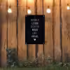 Herinner je gisteren droom over morgen geniet vandaag - Spreuken - Quotes tuinposter los doek klein -sfeer1