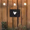 Design - Liefde - Hartje tuinposter los doek klein -sfeer1