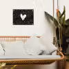 Design - Liefde - Hartje tuinposter los doek klein -sfeer7