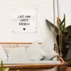 Last van lentekriebels - Spreuken - Quotes tuinposter los doek klein -sfeer7