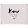 Knus plekje - Quotes - Tekst - Thuis tuinposter los doek klein -3d