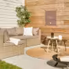 Geniet - Spreuken -Quotes tuinposter los doek klein -sfeer4