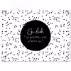 Geluk definitie - Tekst - Geluk is genieten van wat er is - Woordenboek - Quotes tuinposter los doek klein -3d