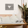 Hart - Design - Liefde tuinposter los doek klein -sfeer7