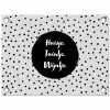 Huisje. Tuintje. Wijntje - Quotes - Tekst - Wijn - Tuin tuinposter los doek klein -3d