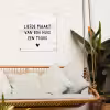 Liefde maakt van een huis een thuis - Spreuken - Quotes tuinposter los doek klein -sfeer7