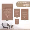 Doe mij maar levenslang met jou - Quotes - Spreuken tuinposter los doek klein -Xsfeer9_DE