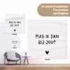 Mag ik dan bij jou - Spreuken - Claudia de Breij - Quotes tuinposter los doek klein -Xsfeer9_DE