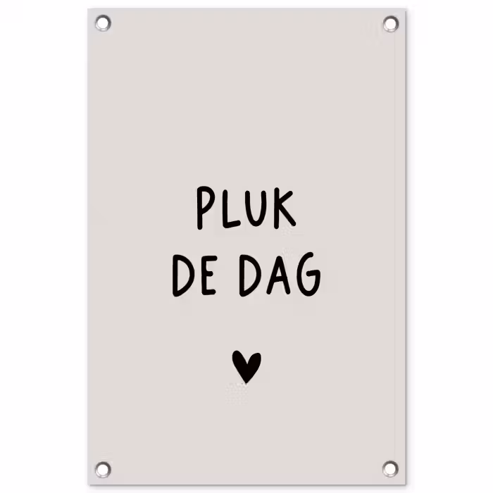 plukdedag-beige tuinposter los doek klein -3d